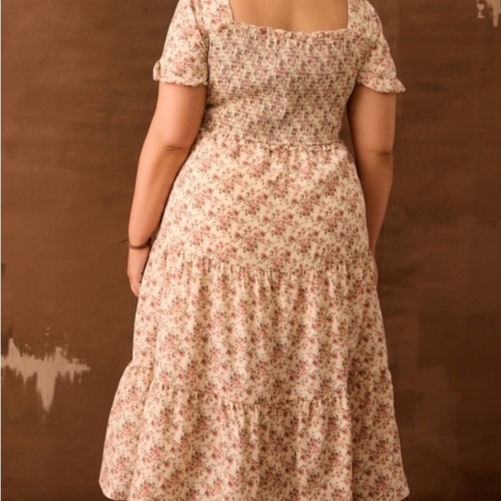 ARULA Cream Floral Maxi Dress (NWT) - Picture 2 of 8